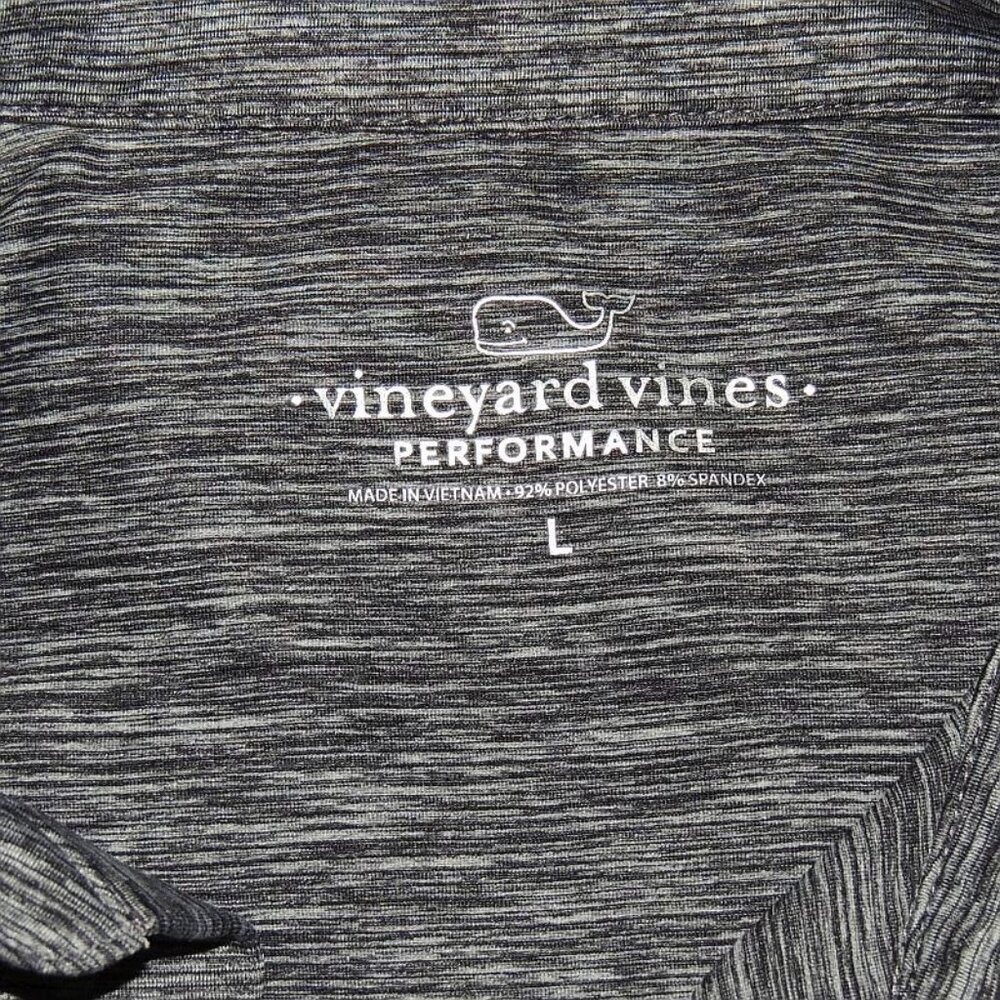Vineyard Vines Performance Dark Solid Gray Men's … - image 4
